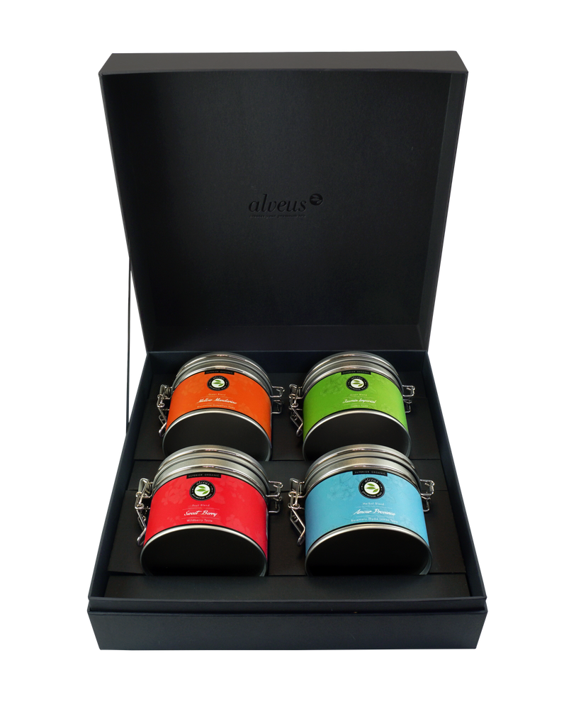 Branded Editions BIO - Geschenkbox mit 4 Dosen je 50g
