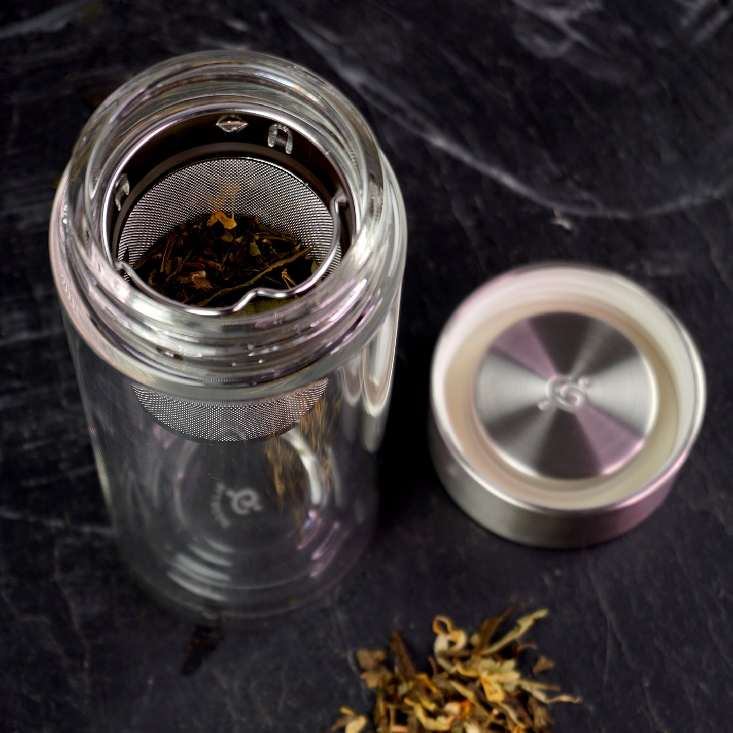 
                  
                    <tc>Infusiera per il tè - con filtro in acciaio inox, vetro a doppia parete - 320 ml</tc>
                  
                
