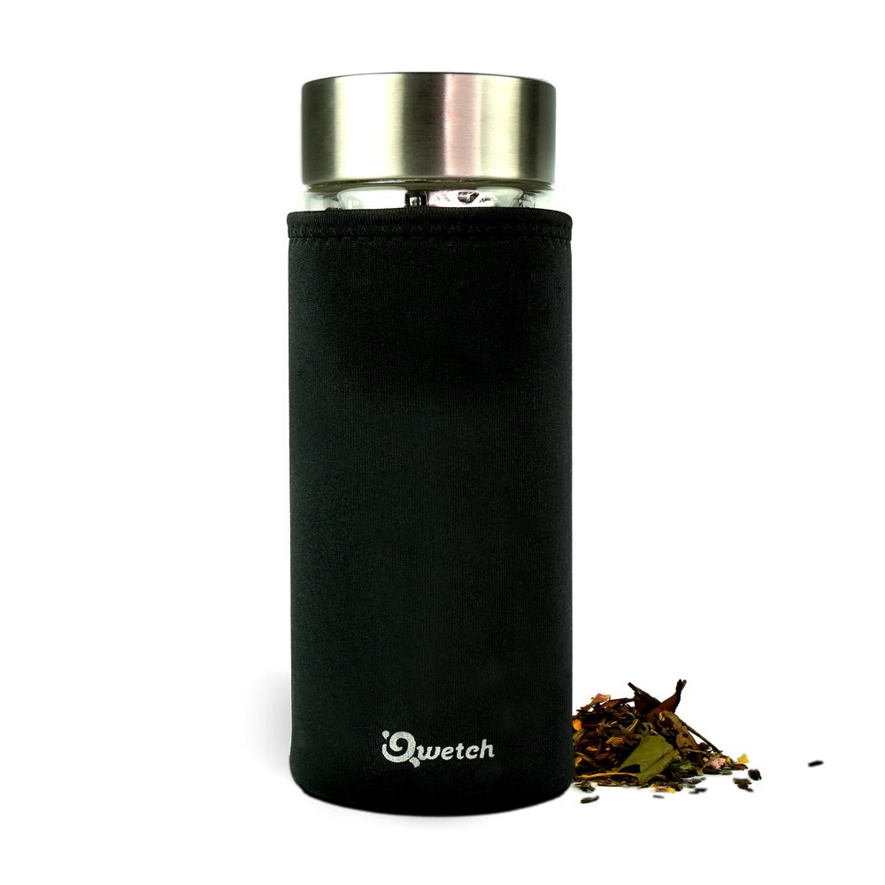 
                  
                    Infusor de té - Con filtro de acero inoxidable, cristal doble - 320 ml
                  
                