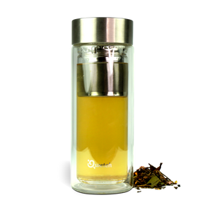 
                  
                    Bouteille à thé - avec passoire en acier inoxydable, verre à double paroi - 320 ml
                  
                